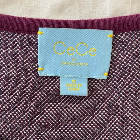 CeCe Houndstooth Knit Sweater Dress - Picture 4 of 11